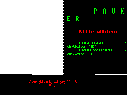 PAUKER v3.2 - german