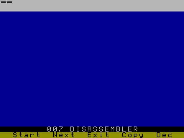 007 Disassembler Reveal