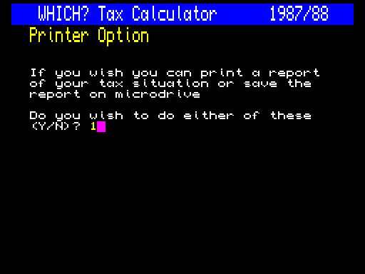 TAXcalc 1987-88 v3.09