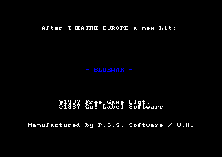 Blue War