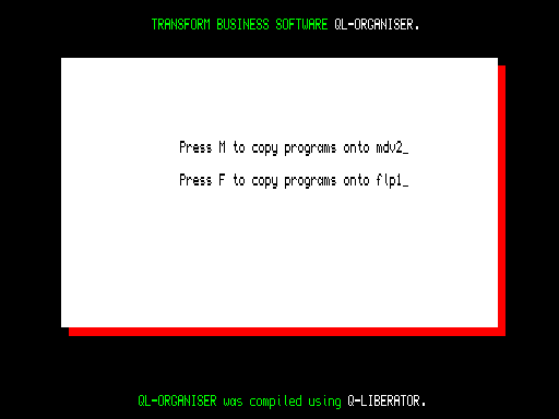 QL-Organiser
