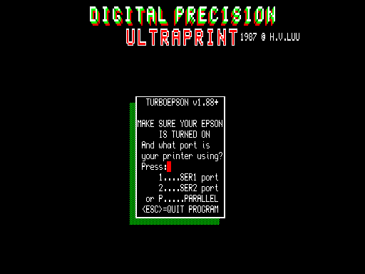 Ultraprint v2.0 (EPSON-OKI v1.88+)
