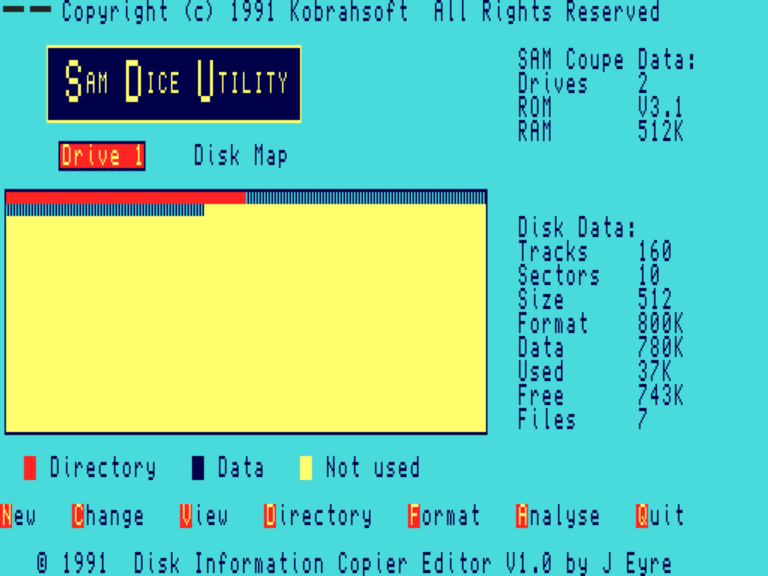 Sam Dice Disc Utility