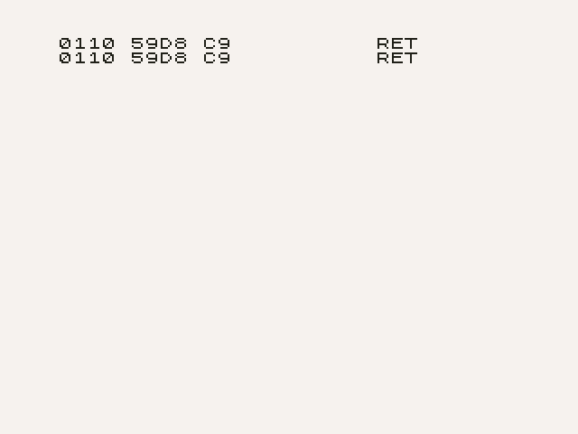 ZXAS Machine Code Assembler