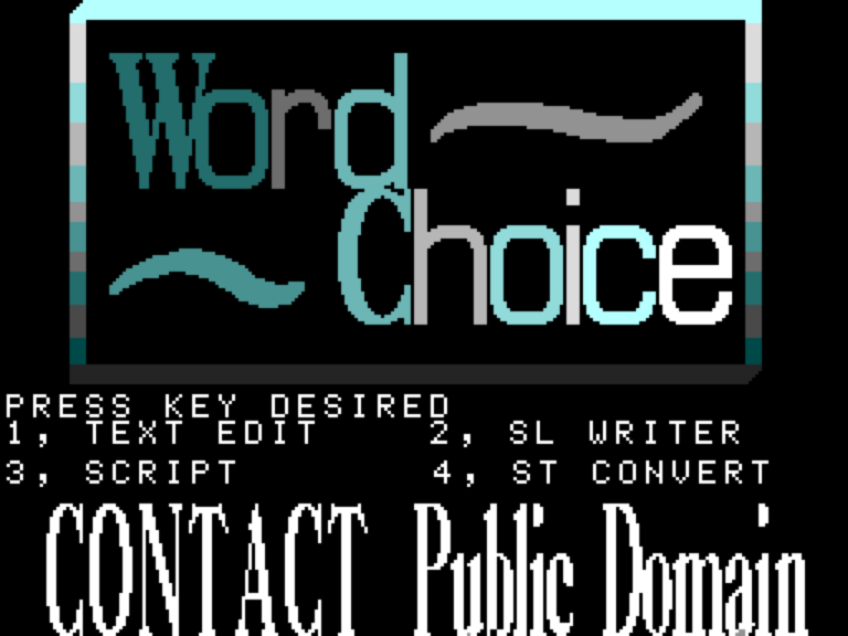 Word Choice