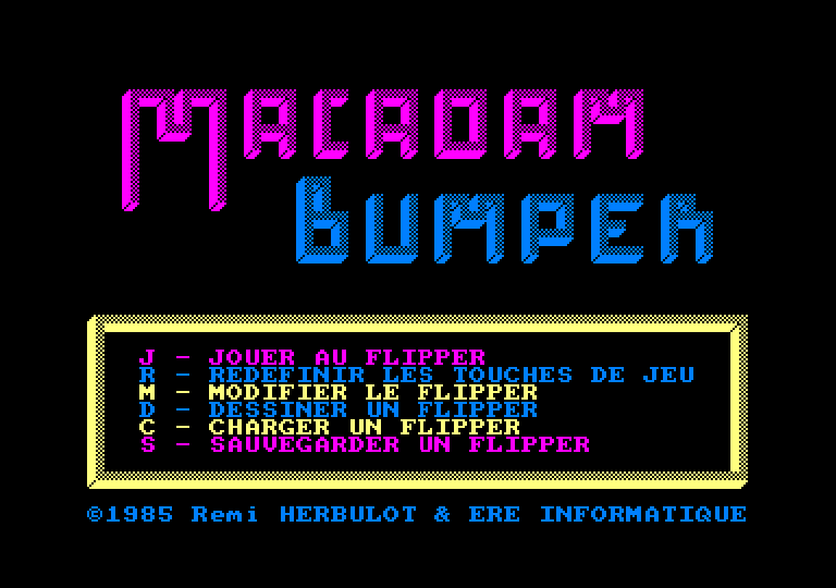 Macadam Bumper