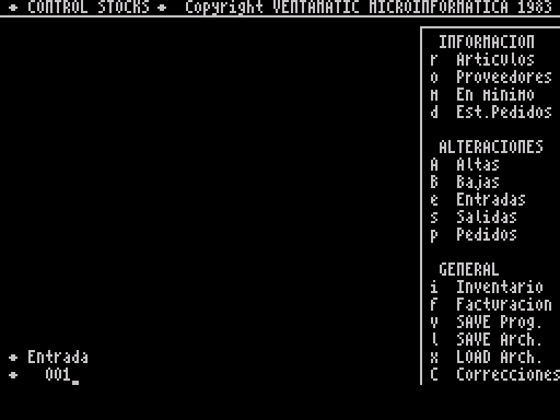 Control de Stocks
