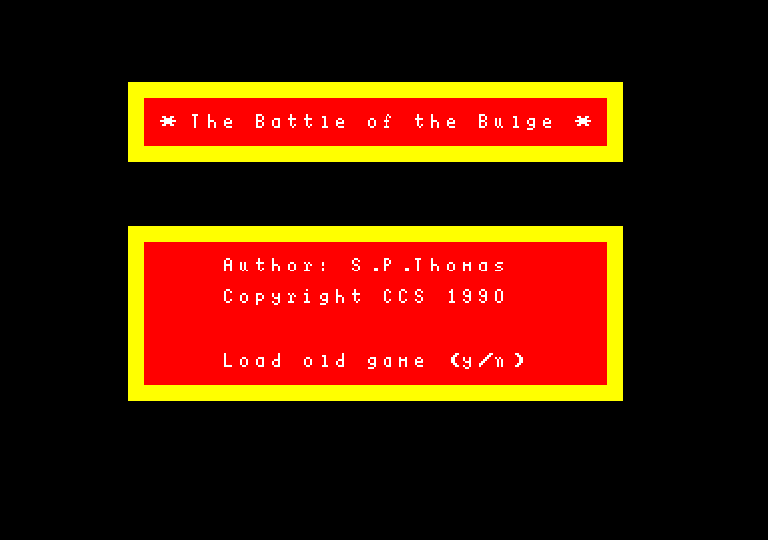 The Battle of the Bulge