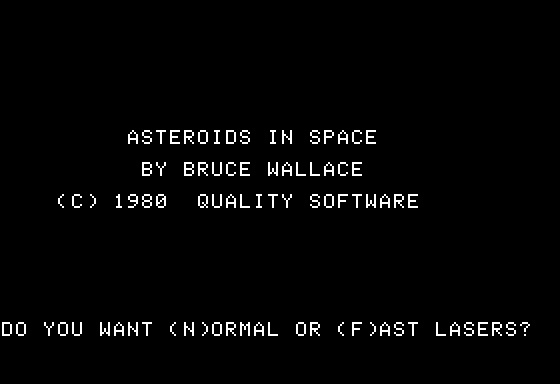 Asteroids in Space