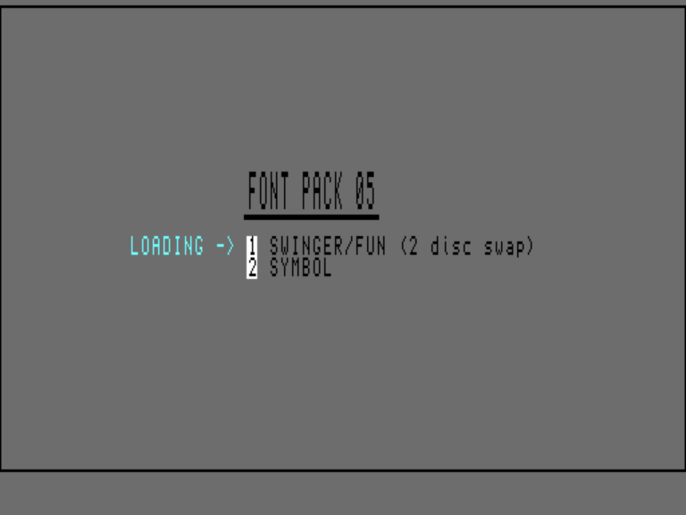Font Pack 05