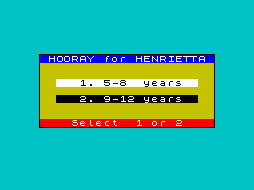 Hooray For Henrietta