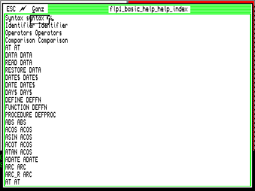 QD v5 - Help texts - BASIC