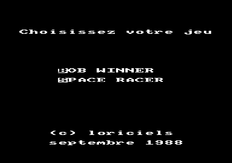Duo Pack Space Racer + Bob Winner