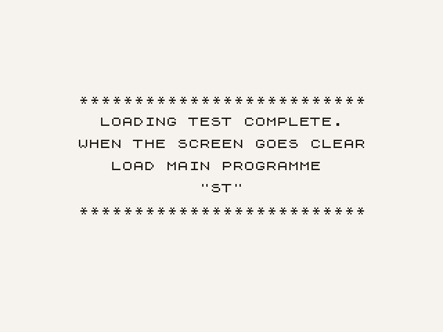 Starquest Loading Test