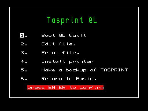 Tasprint QL