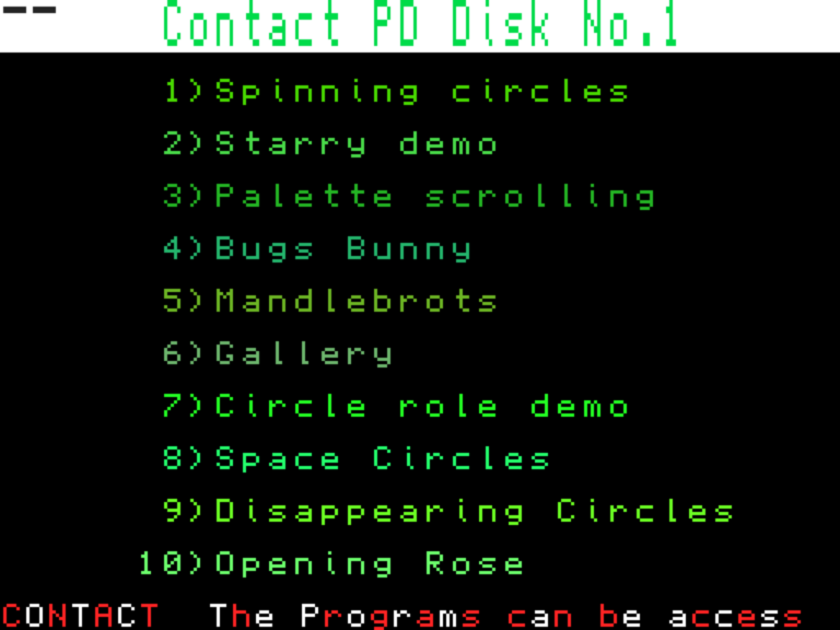 Contact PD Disk 1 1