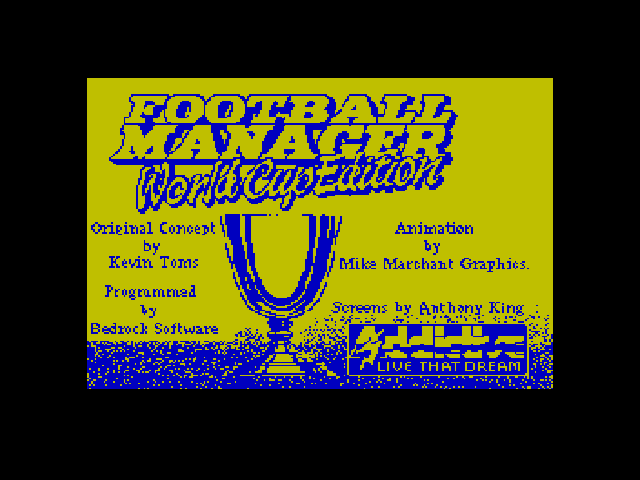 Football Manager World Cup Edition