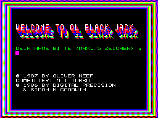 QL Black Jack - german