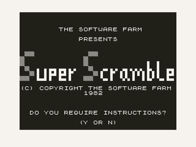 Super Scramble