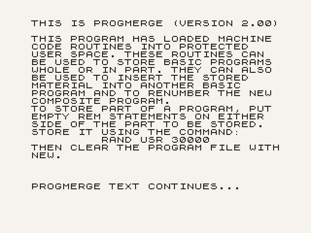 Progmerge
