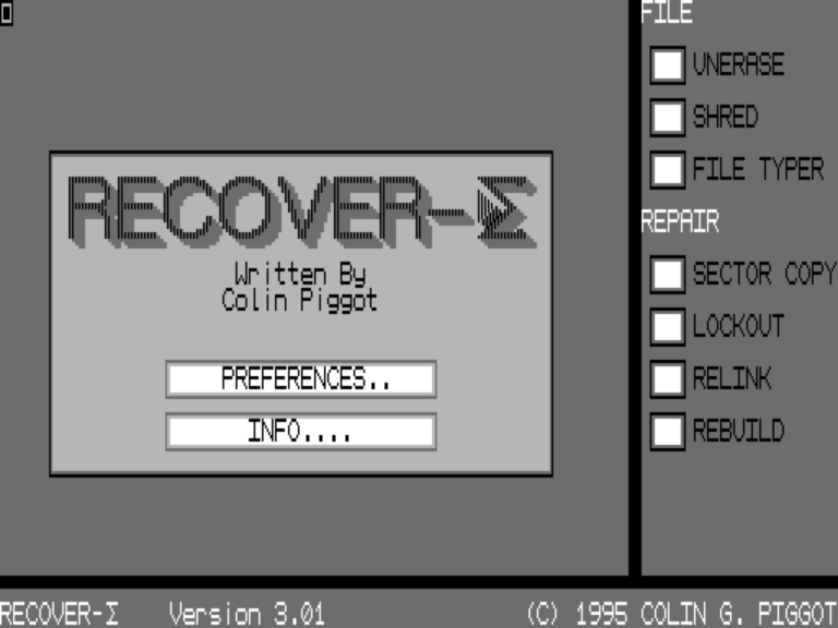Recover-E 3.01