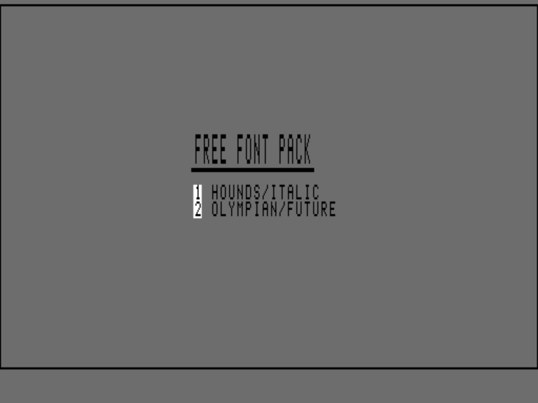 Font Pack FREE 1