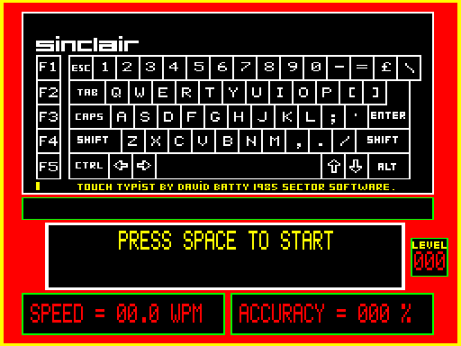 Touch Typist v6.0