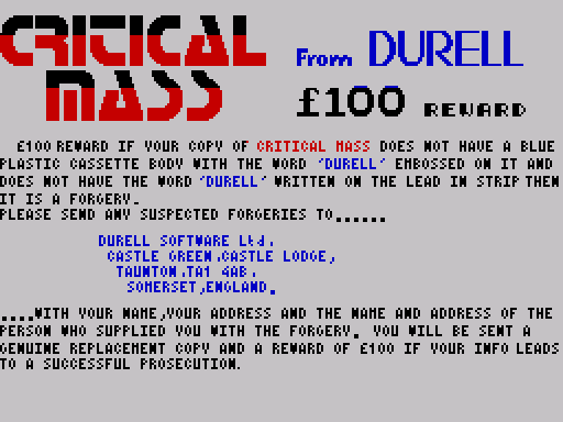 Critical Mass