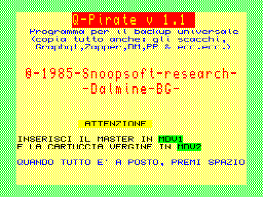 Q-Pirate v 1.1 - italian
