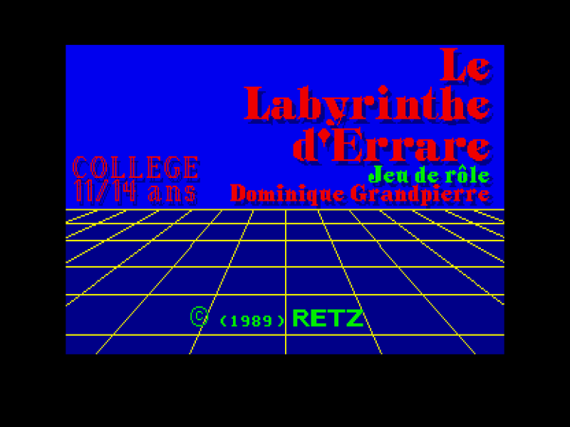 Le Labyrinthe d'Errare