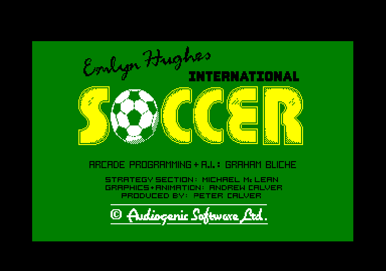 Emlyn Hughes International Soccer