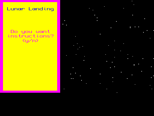 Lunar Landing