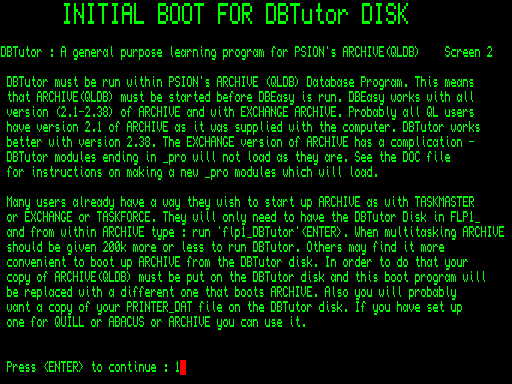 DBTutor v1.5 EX