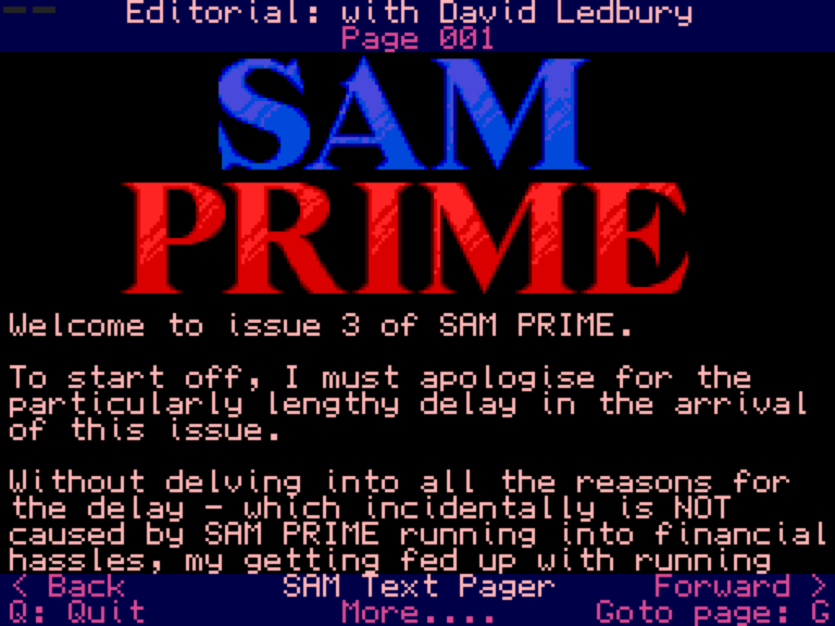 Sam Prime Issue 3