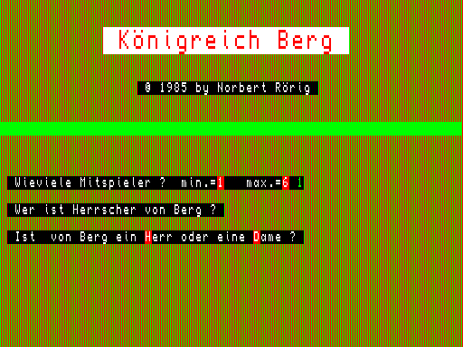 Königreich Berg - german
