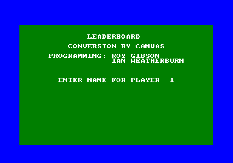 Leaderboard Tournament