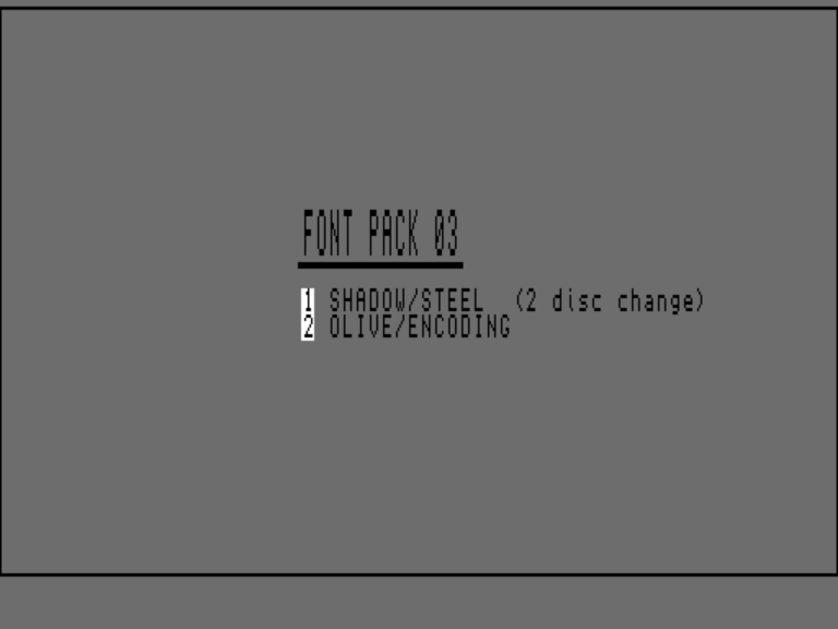 Font Pack 03