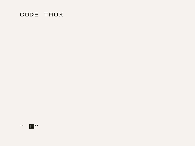 Le Code Secret