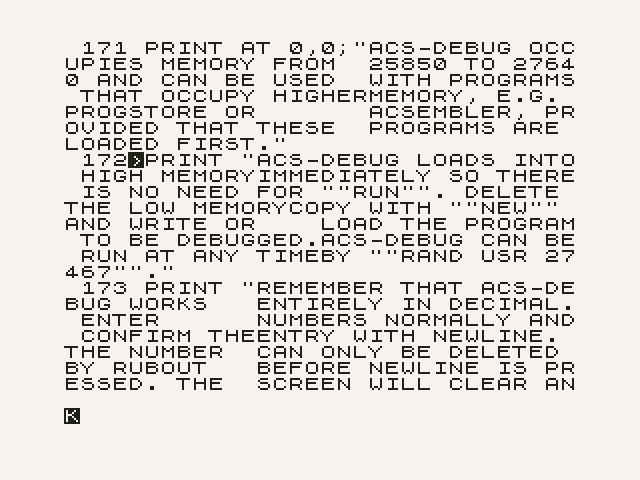 ACS-Debug