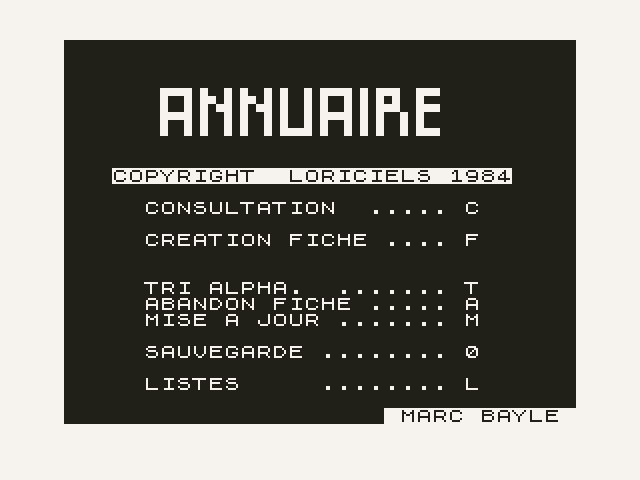 Annuaire