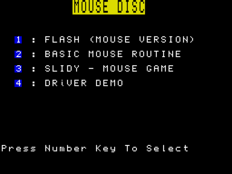Sam Mouse Disk v2.0