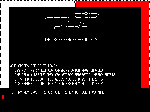 Super Star Trek v2.31 (PD-F)