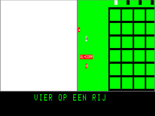 VIER OP EEN RIJ - dutch