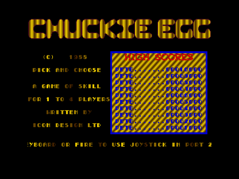 Chuckie Egg