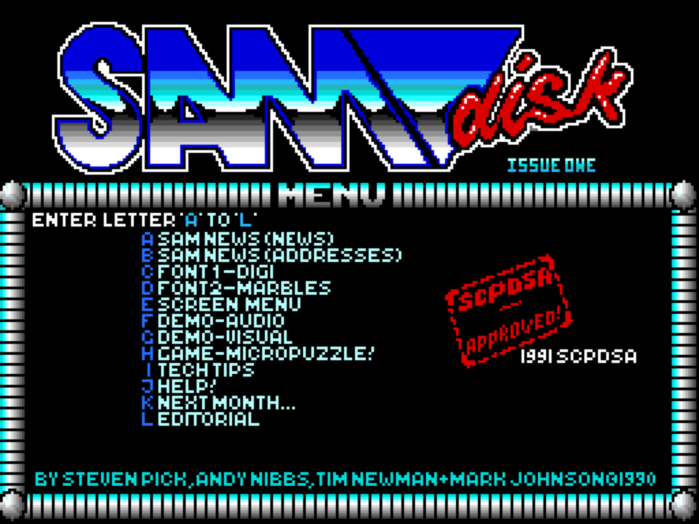 Samdisk Issue 01