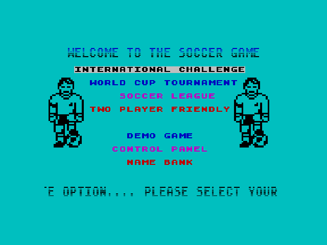 Microprose Soccer