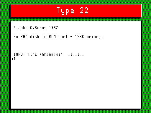 TYPE 22 v2.07