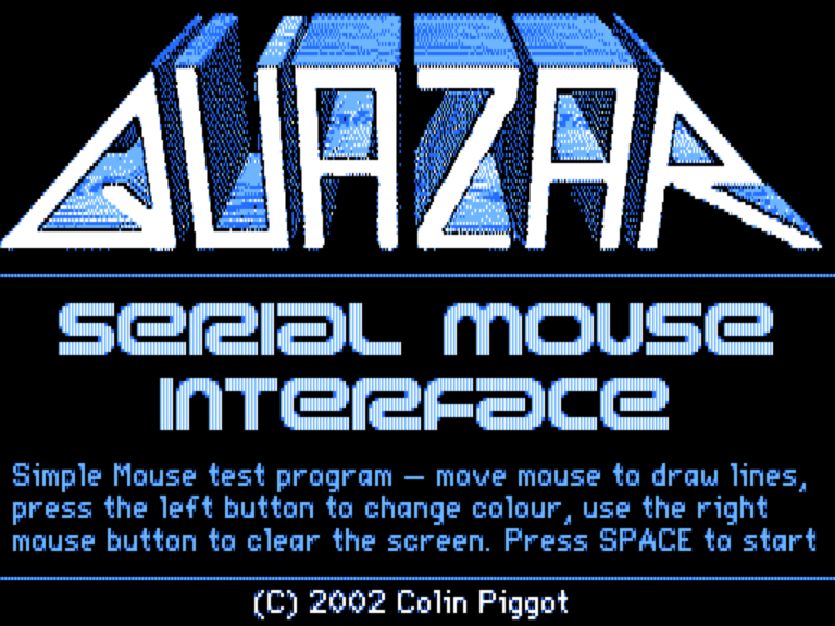 Quazar Serial Mouse Interface