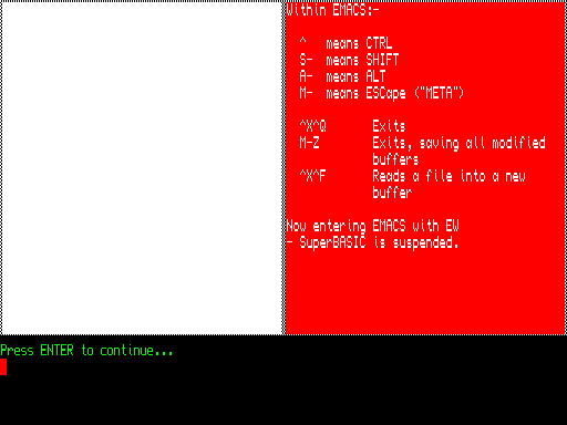 MicroEMACS v3.11 (PD-F)
