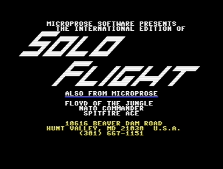 Solo Flight
